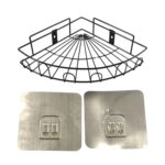 Wall-Mounted Corner Bathroom Storage Rack (1 Pc) - Image 8
