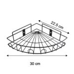 Wall-Mounted Corner Bathroom Storage Rack (1 Pc) - Image 5