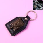 Premium Military Tank Design Leather Finish Keychain (1 Pc)