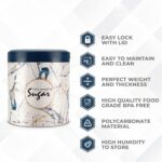 Multipurpose Plastic Tea Coffee Sugar Storage Container (3 Pc Set) - Image 4