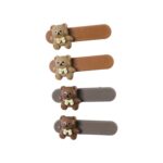 Cute Teddy Bear Decorative Hair Clips (4 Pc) - Image 5