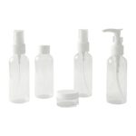 5-in-1 Refillable Travel Cosmetic Bottle Set - Image 5
