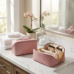 Portable Multi-Compartment Makeup & Toiletry Organizer Pouch (1 Pc) - Image 3
