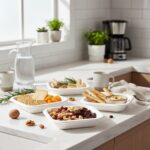 Disposable Square Food Serving Tray Set (10 Pc) - Image 3