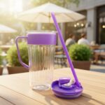 Kiddie Style Plastic Tumbler with Straw and Handle (500 ML Approx) - Image 3