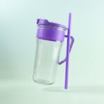 Kiddie Style Plastic Tumbler with Straw and Handle (500 ML Approx) - Image 7