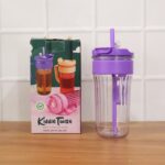 Kiddie Style Plastic Tumbler with Straw and Handle (500 ML Approx) - Image 9