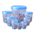 Air Tight Plastic Transparent Container Set - Image 5