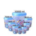 Air Tight Plastic Transparent Container Set - Image 9
