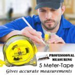 Professional Measuring Tape- 5 Meter Yellow & Orange Colour (1 Pc) - Image 4