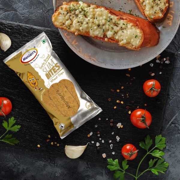 Maniarr's Garlic Bread Khakhra Wheat Chips 58gm