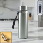 Stainless Steel Vacuum Insulated Flask Bottle with Leakproof Lid (1 Pc, 800 ML)