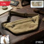 Multipurpose Canvas Waist Pouch Sling Bag (1 Pc) - Image 2