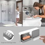 Wall Mounted 4-Compartment Bathroom Storage & Soap Holder - Image 3