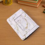 Compact Marble Finish Snap Button Card Holder Wallet (1 Pc) - Image 7