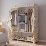 8 Compartment Portable Fabric Wardrobe Closet, Collapsible Wardrobe Racks - Image 5