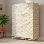 8 Compartment Portable Fabric Wardrobe Closet, Collapsible Wardrobe Racks - Image 6