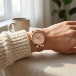 Elegant Rose Gold Finish Analog Wrist Watch (1 Pc) - Image 6