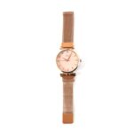 Elegant Rose Gold Finish Analog Wrist Watch (1 Pc) - Image 5