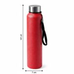 Red Alpha Pro Classic Stainless Steel Water Bottle 1000 ML ,Red Color - Image 6