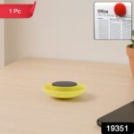 Yellow Board Magnets Circular Plastic Buttons (1 Pc) - Image 2