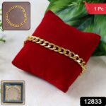 Stylish Gold-Plated Chain Bracelet for Men & Women - (1 Pc) - Image 2