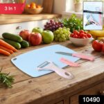 3-in-1 Multipurpose Fruit and Vegetable Cutting Board Set (1 Set) - Image 2