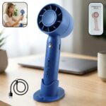 Rechargeable Mini Handheld Fan (1 Pc)