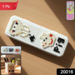 Decorative Pixel Art Style Desk Pen Holder (1 Pc) - Image 2