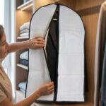 Transparent Garment Cover with Front Zipper (100 × 60 cm, 1 Pc) - Image 4