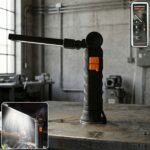 Large Rechargeable Adjustable LED Work Light with Magnetic Base