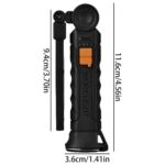 Compact Rechargeable Small LED Work Light with Adjustable Arm and Magnetic Base - Image 6