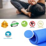 Premium Non-Slip Yoga & Exercise Mat (178x60 Cm / 1 Pc / Mix Color) - Image 4
