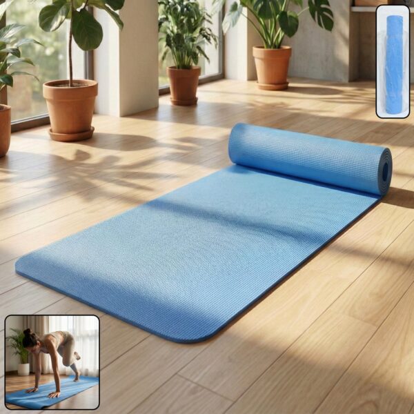 Premium Non-Slip Yoga & Exercise Mat (178x60 Cm / 1 Pc / Mix Color)