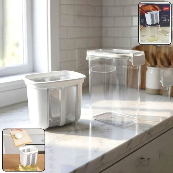 2-in-1 Yogurt and Greek Yogurt Maker with Strainer