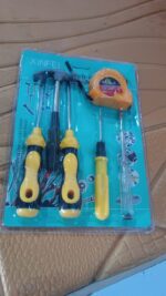 6 in 1 Hand Tool Kit Repair Home Screwdrivers Tool Kit with Tools Including Daily - Image 7