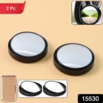 2 Pc Car Blind Spot Convex Side Mirror Set (1 Pc / Mix Color) - Image 2
