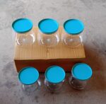 Matka Shaped Jar with Air Tight & Leak Proof Lid (Multicolour) (Set of 6) (900Ml) - Image 14