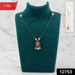 Traditional Lotus Motif Pendant Chain (1 Pc) - Image 2