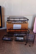 Metal Shower Basket / Canddy, for Bathroom Organiser (5 Pc Combo) - Image 12