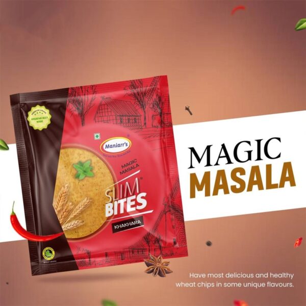 Maniarr's Masala Khakhra Wheat Chips 195g