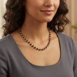 Traditional Black Beads Mangalsutra Style Necklace for Women (1 pc) - Image 7