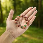 Multicolor Glossy Bead Stretch Bracelet  (1 Pc) - Image 6