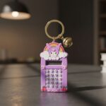 Cute Cartoon Kuromi Calculator Keychain with Mini Digital Display (1 Pc) - Image 4