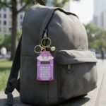 Cute Cartoon Kuromi Calculator Keychain with Mini Digital Display (1 Pc) - Image 3