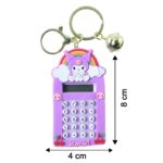 Cute Cartoon Kuromi Calculator Keychain with Mini Digital Display (1 Pc) - Image 6