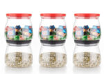 Matka Shaped Jar with Air Tight & Leak Proof Lid (Multicolour) (Set of 6) (900Ml) - Image 12