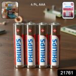 AAA Alkaline Batteries 4 Piece Pack - Image 2