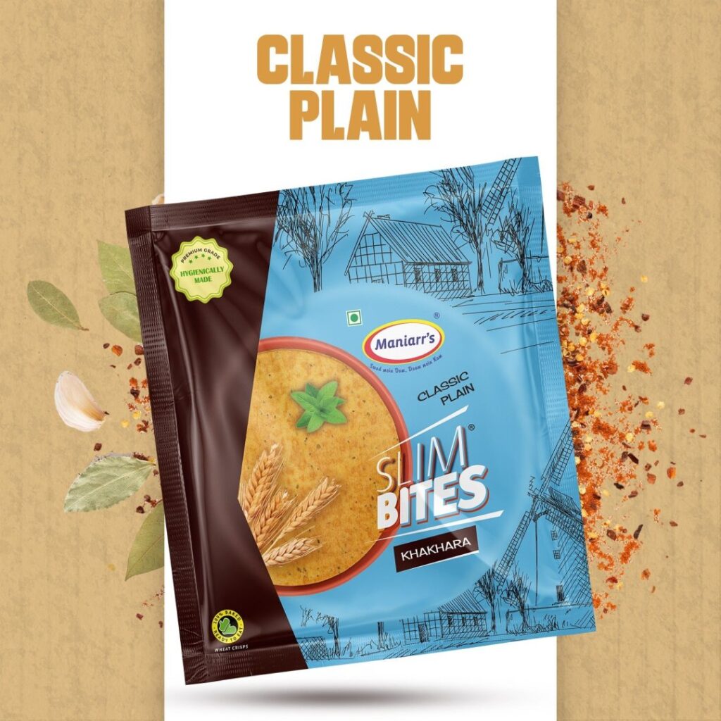 Maniarr's Plain Khakhra Wheat Chips 195g