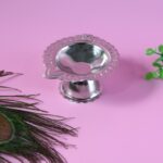 Stainless Steel Traditional Puja Diya Stand  (1 Pc) - Image 3